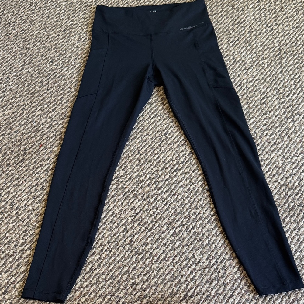 Eddie Bauer Women's Black Athletic Outdoor Leggings